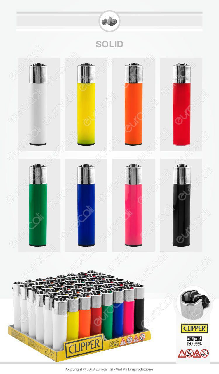 Clipper – Set Da 4 Accendini Ricaricabili – Colori E Fantasie Assortite – Tema Fenicotteri – Confezione Regalo