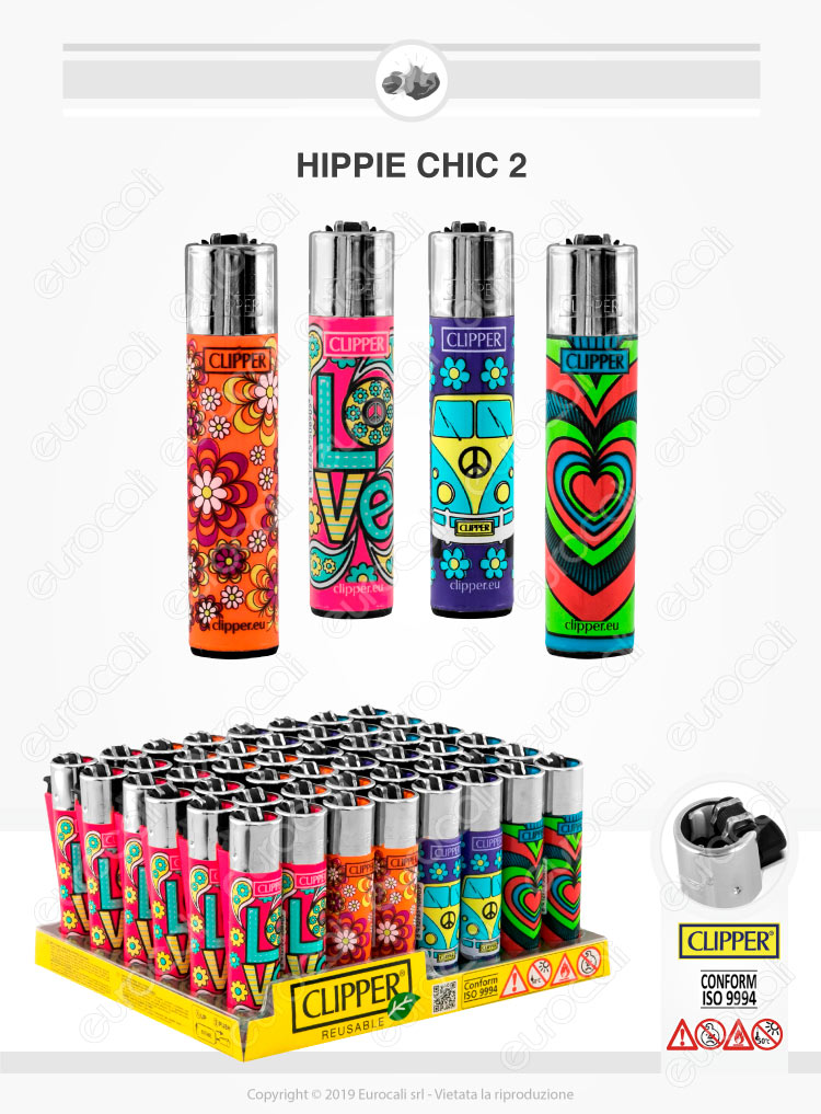 Clipper Large Fantasia Hippie Chic 2 - 4 Accendini