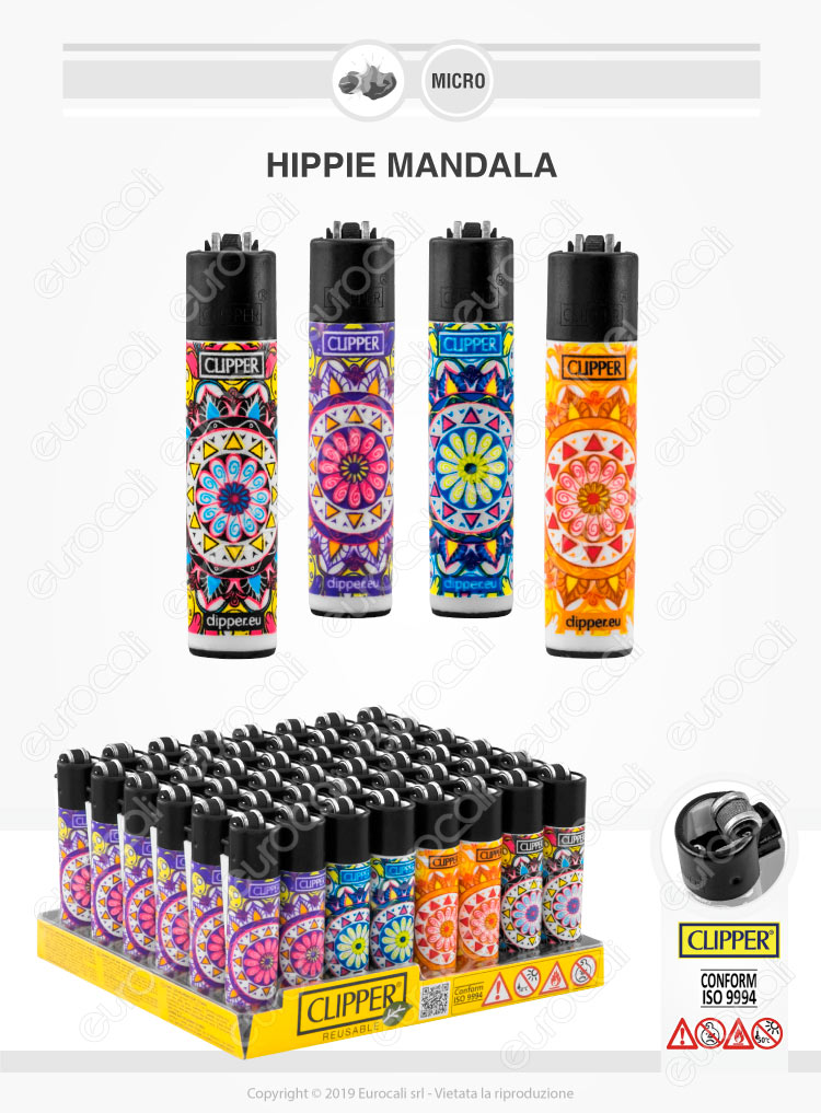ACCENDINI Clipper Hippie Mandala