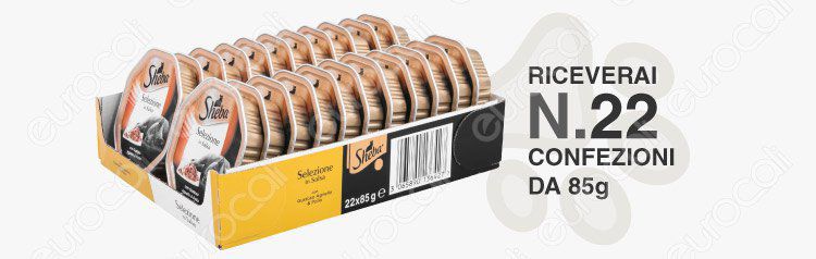 banner sheba 22 vaschette 85g