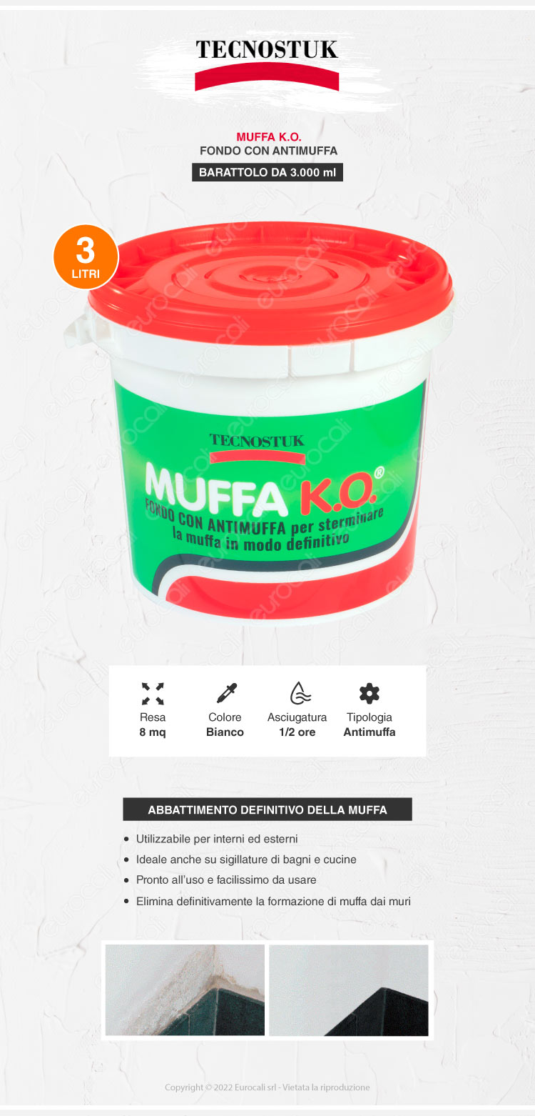 Muffa Ko Tecnostuk: Sito di prodotti antimuffa per eliminare la muffa