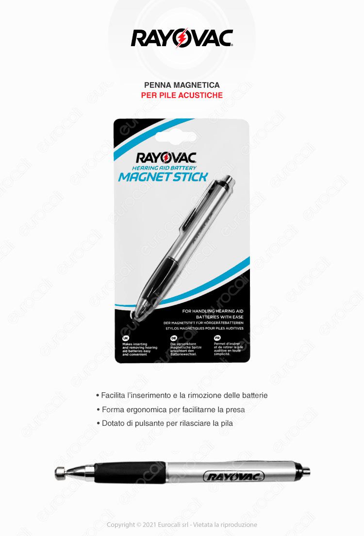 penna magnetica rayovac