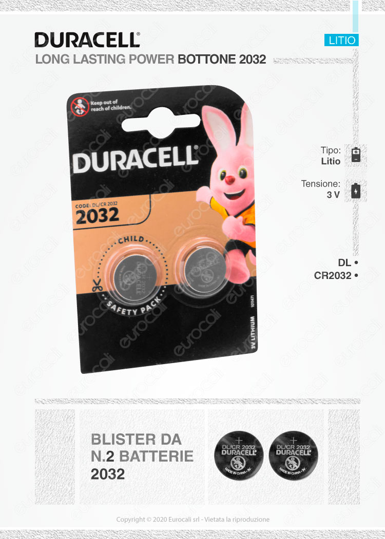 batterie Duracell 2032