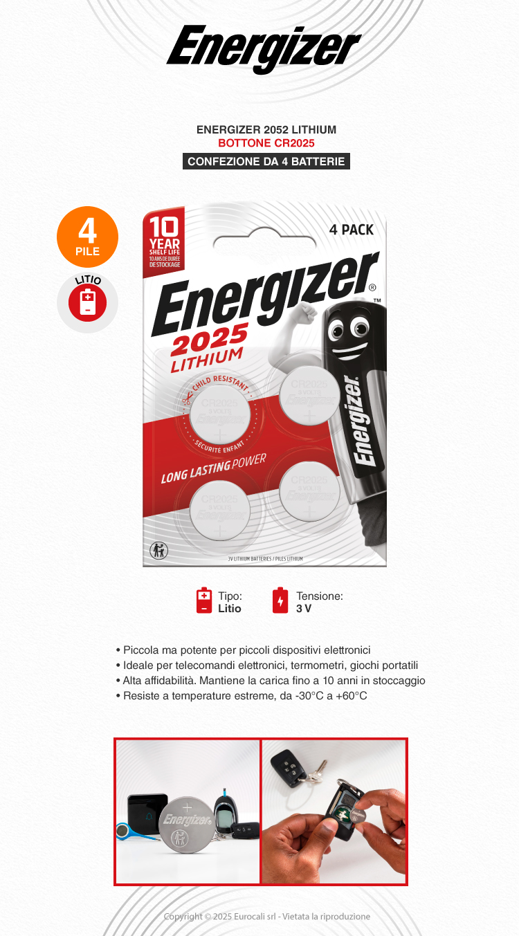 energizer 2025 lithium