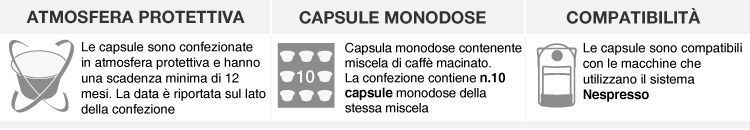 descrizione borbone capsule caffè