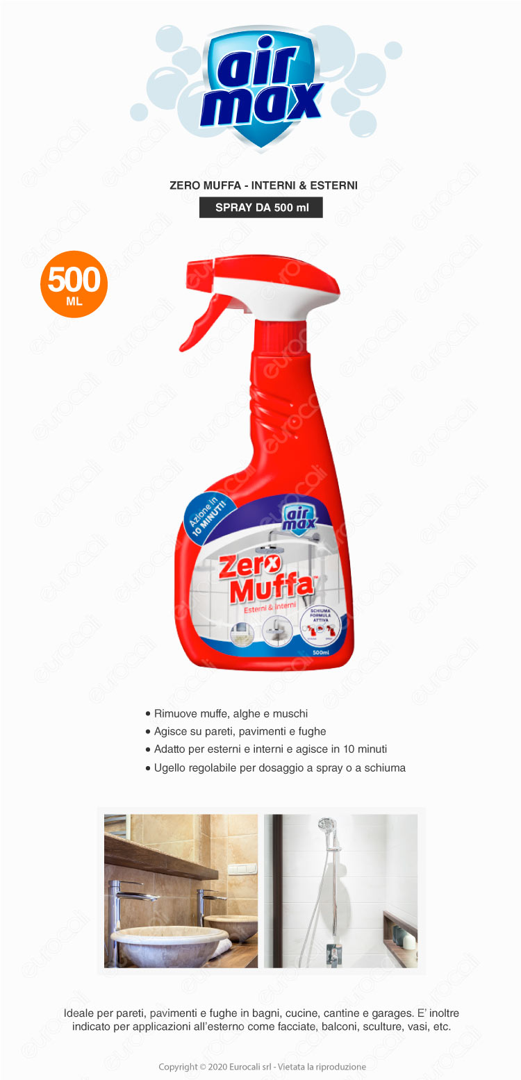 Air Max Zero Muffa Igienizzante Spray 500 ml