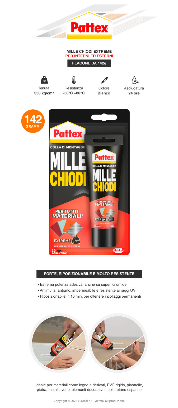 pattex mille chiodi extreme