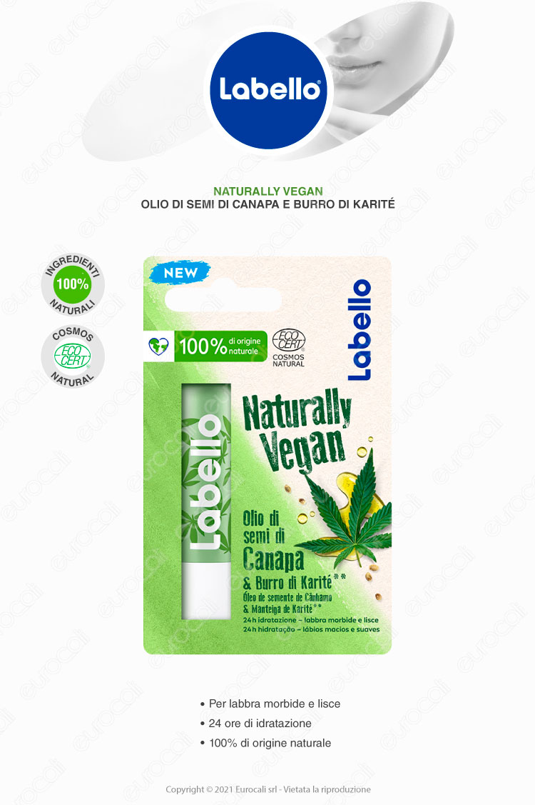 labello naturally vegan burrocacao olio canapa