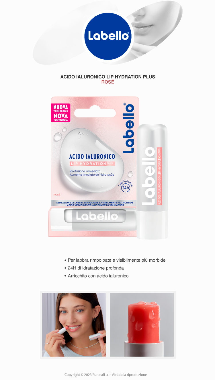 labello acido ialuronico lip hydation plus