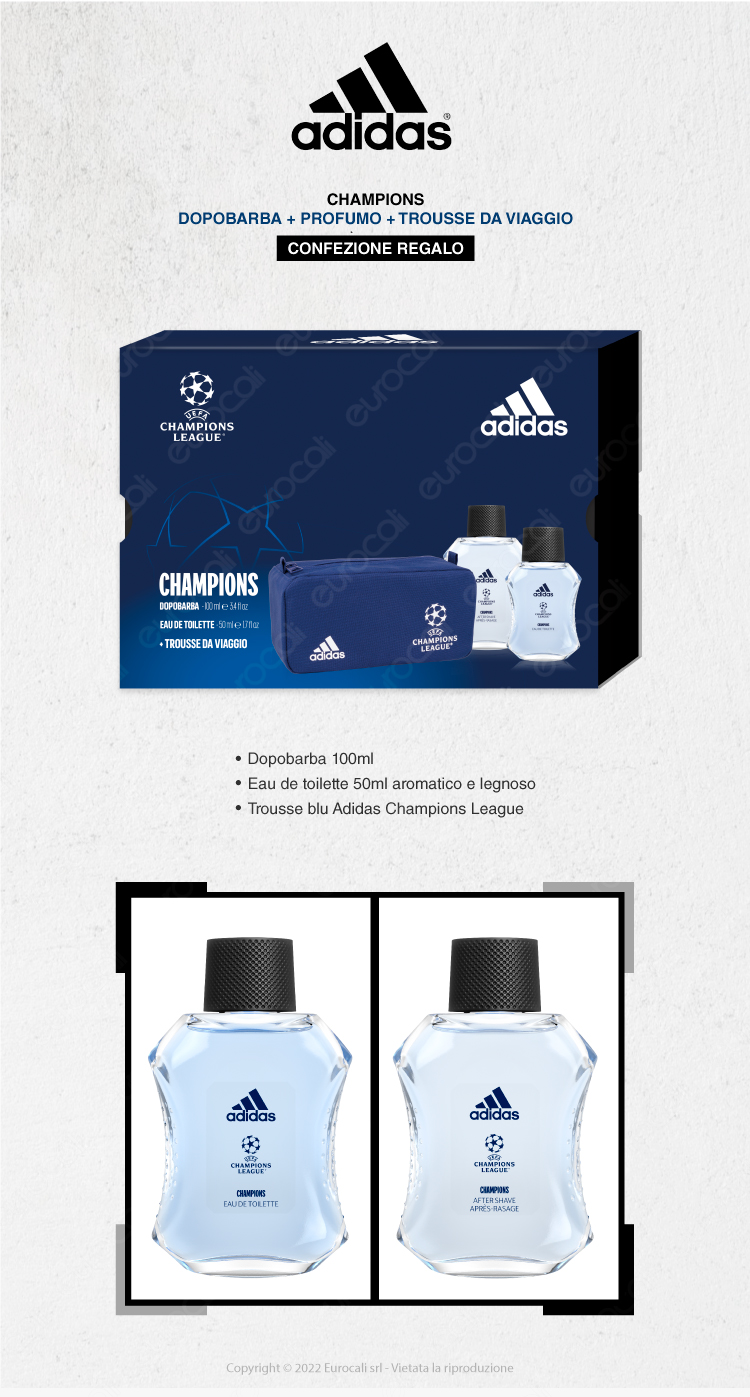 Adidas Uefa Champions League Profumi Confezione Regalo