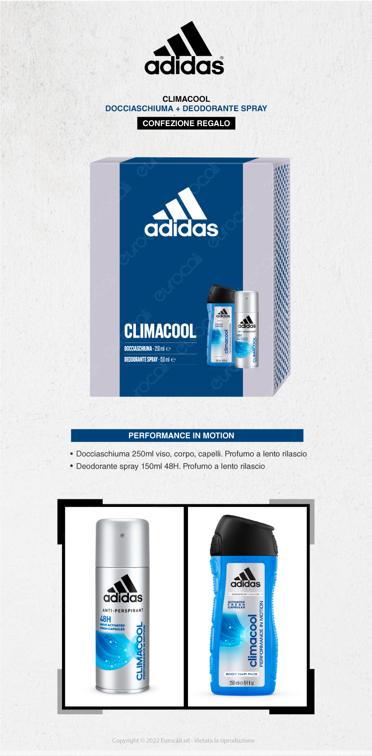 Adidas Climacool Deodorante + Bagnodoccia
