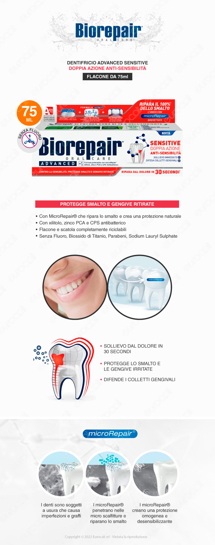 Biorepair advanced sensitive denti sensibili