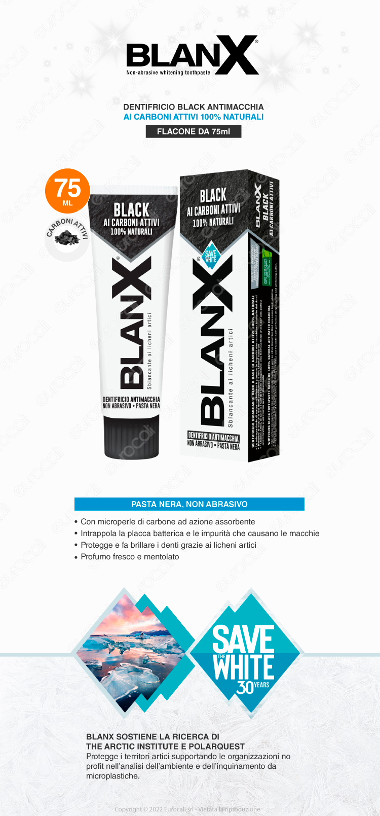 blanX Dentifricio black