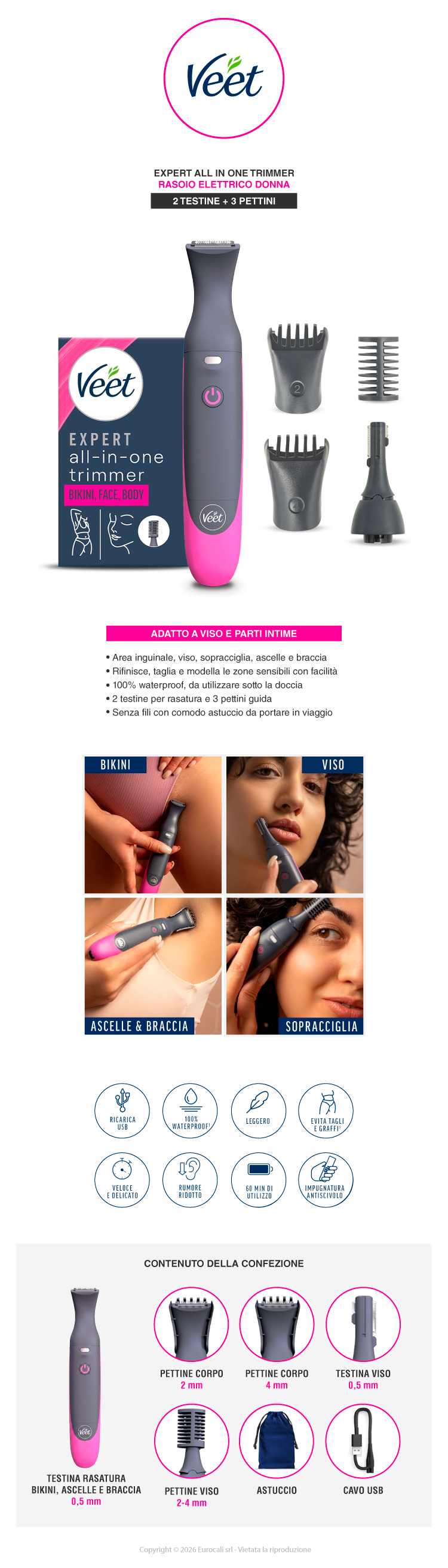 Veet rasoio donna