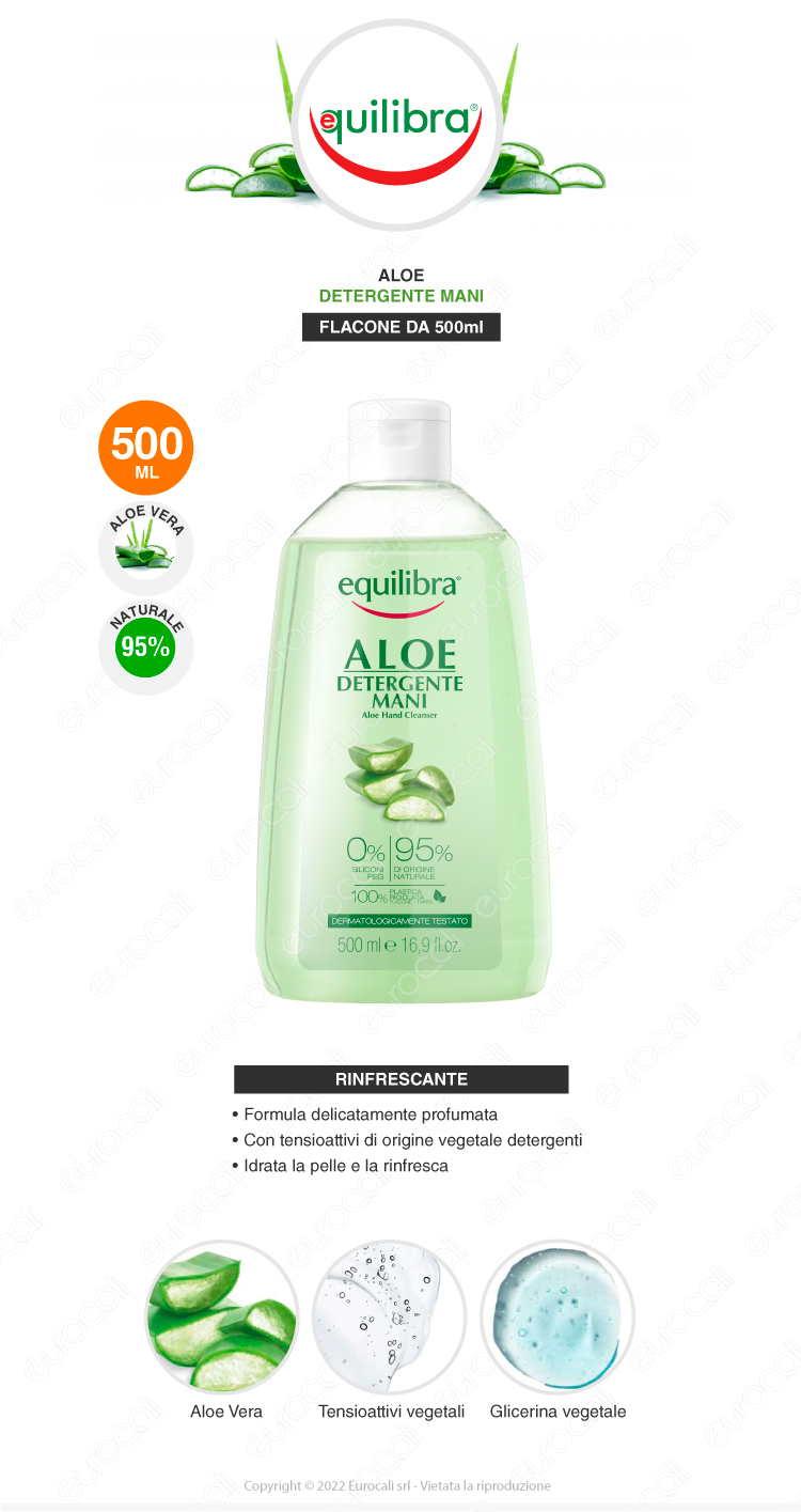 equilibra aloe detergente mani 500ml