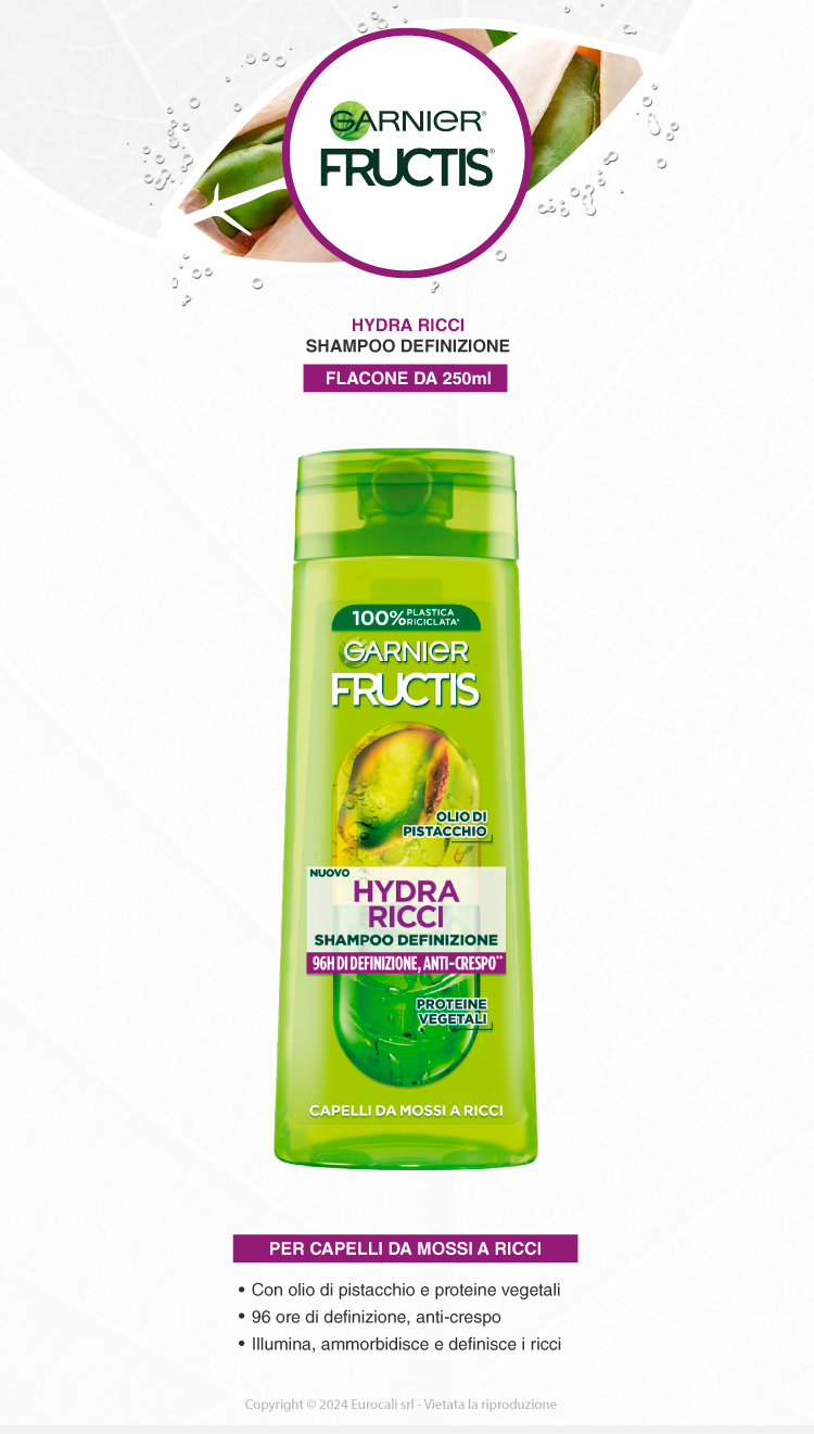 Garnier Fructis shampoo ricci