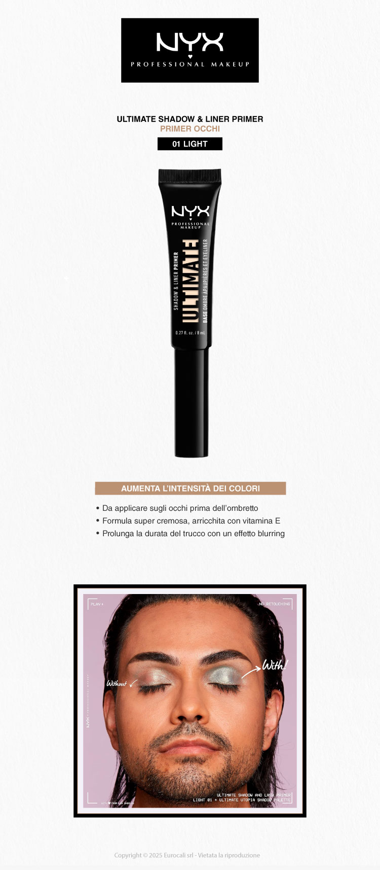 NYX Professional Makeup Ultimate Shadow and Liner Primer Occhi