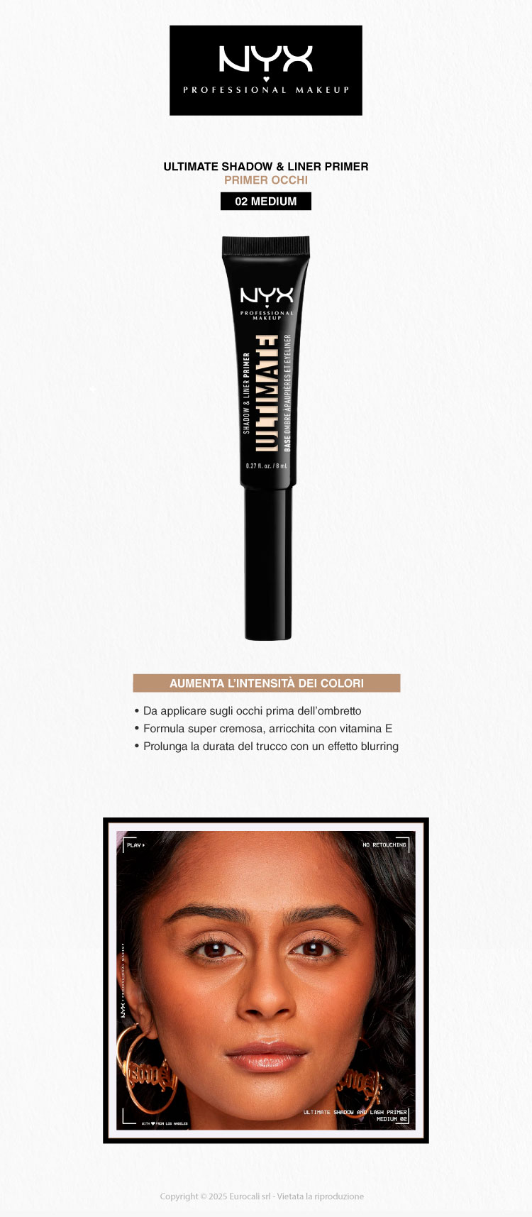 NYX Professional Makeup Ultimate Shadow and Liner Primer Occhi