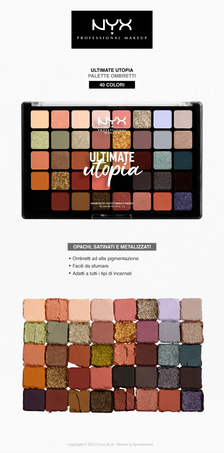 NYX Professional Makeup Ultimate Utopia Palette
