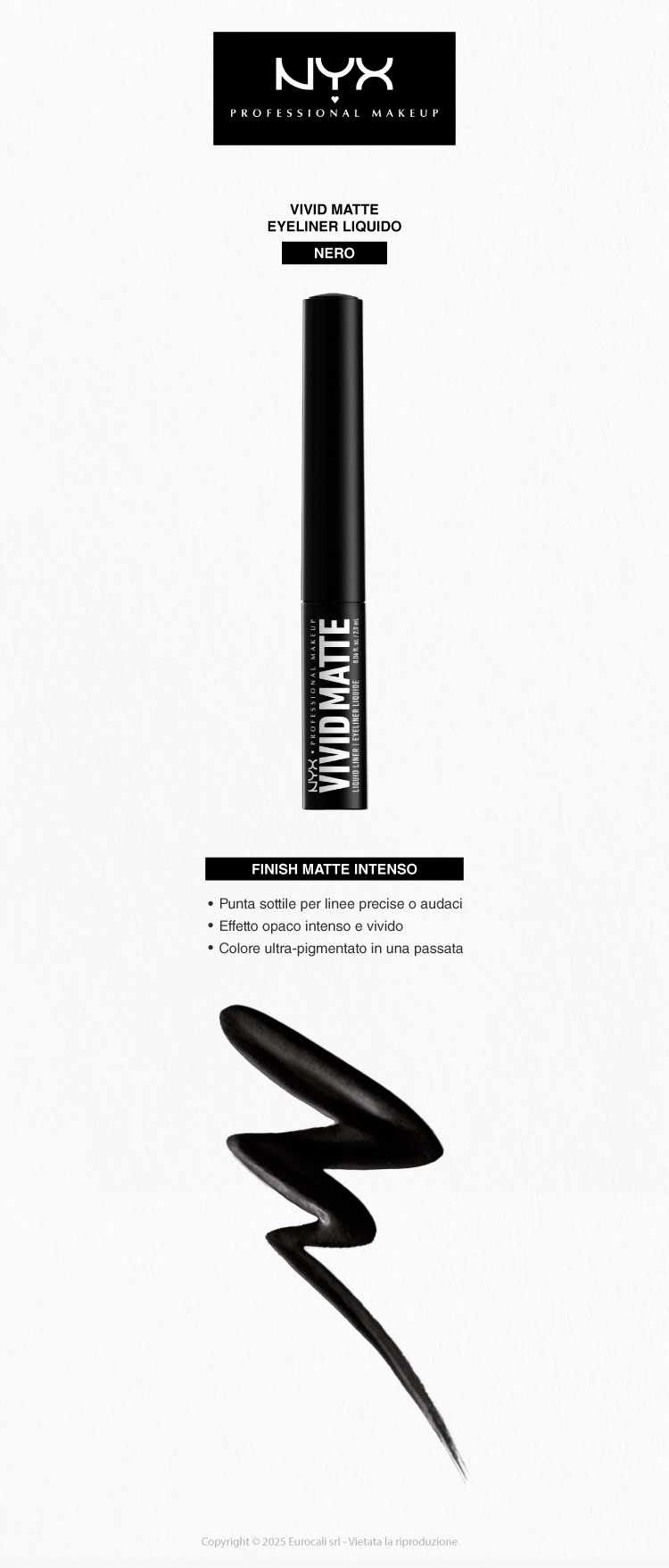NYX Professional Makeup Vivid Matte Eyeliner
