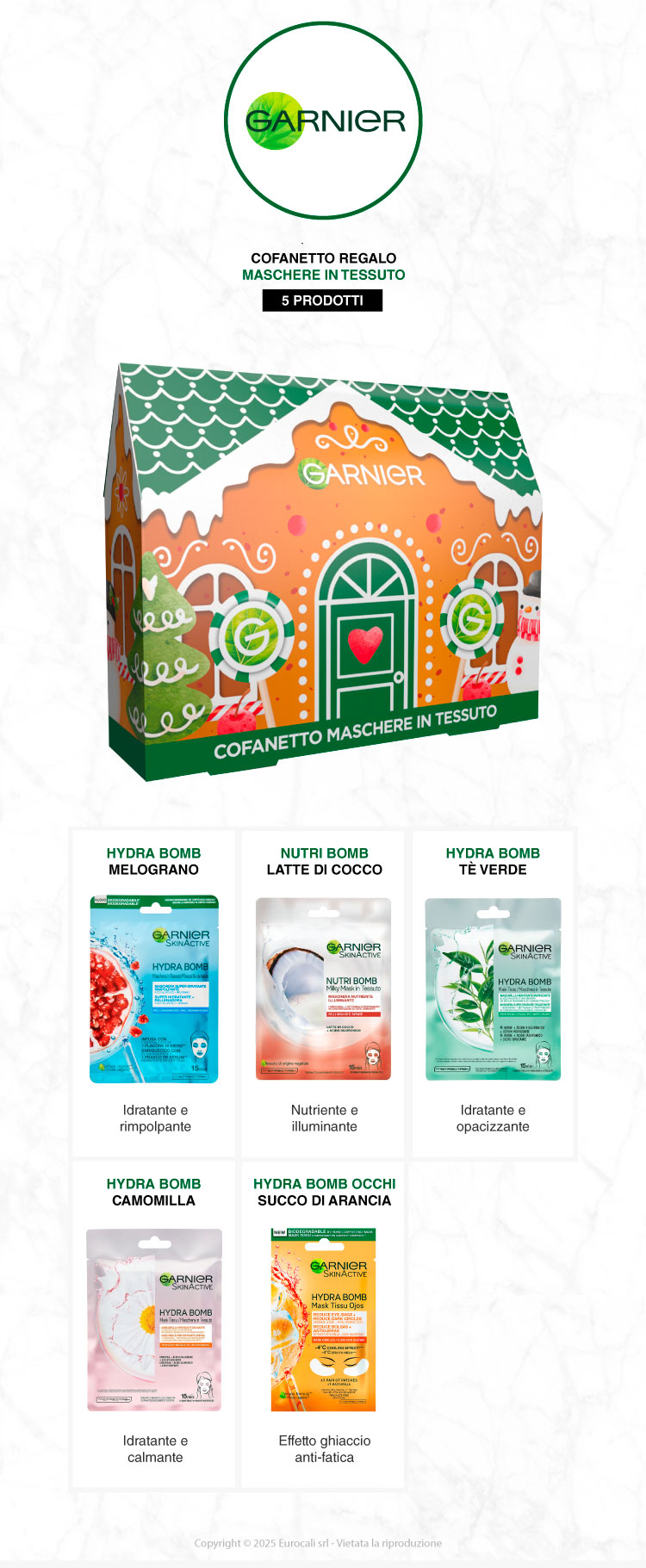 cofanetto maschere garnier regalo natale