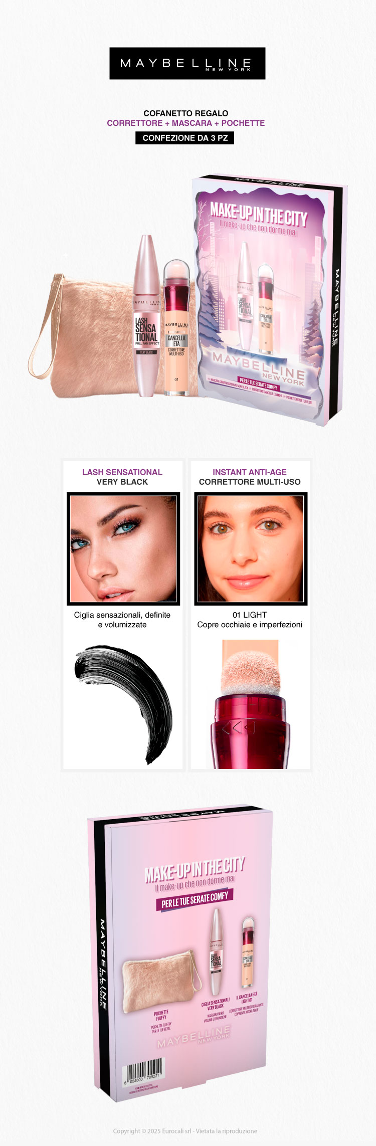 Maybelline Make in The City Confezione Regalo Natale