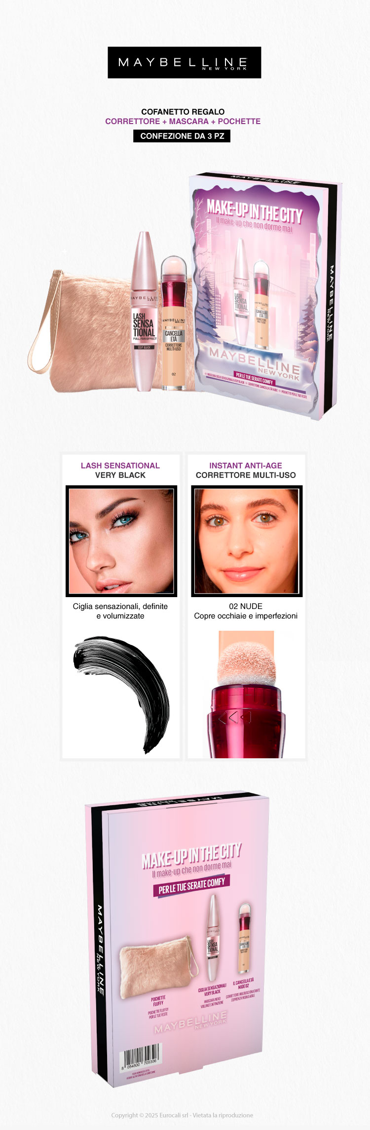 Maybelline Make in The City Confezione Regalo Natale