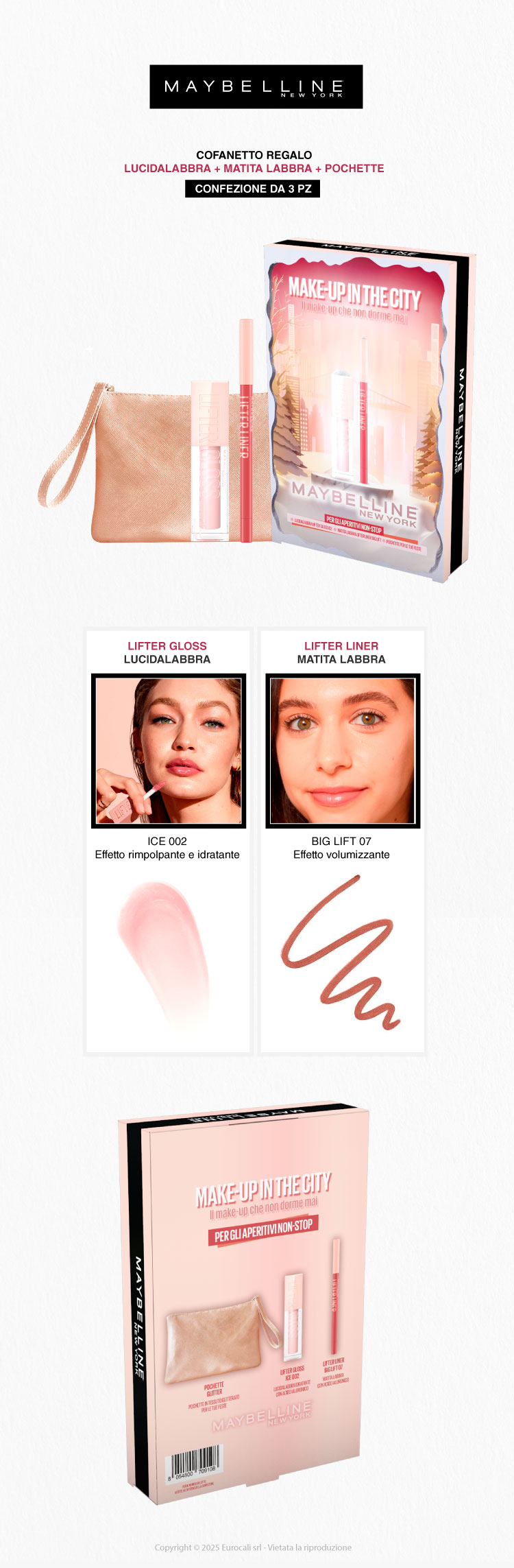 Maybelline Make in The City Confezione Regalo Natale