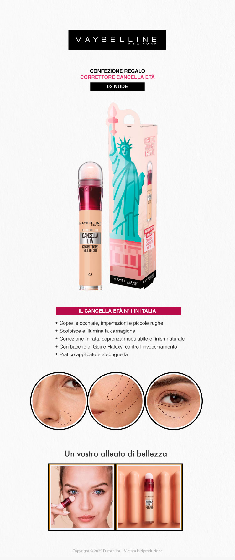 Maybelline Confezione Regalo Natale Instant Age Il Cancella Età Correttore