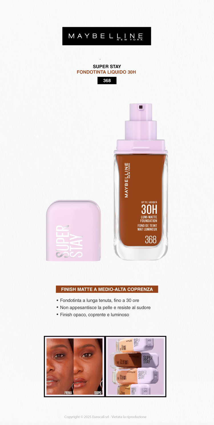 Maybelline New York SuperStay Fondotinta