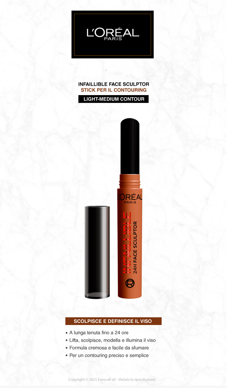 L'Oréal Paris Infallible Face Sculptor 24h Stick Contouring