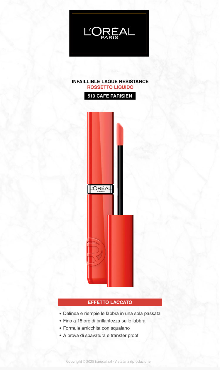 L'Oreal Paris Infaillible Laque Resistance Rossetto Liquido