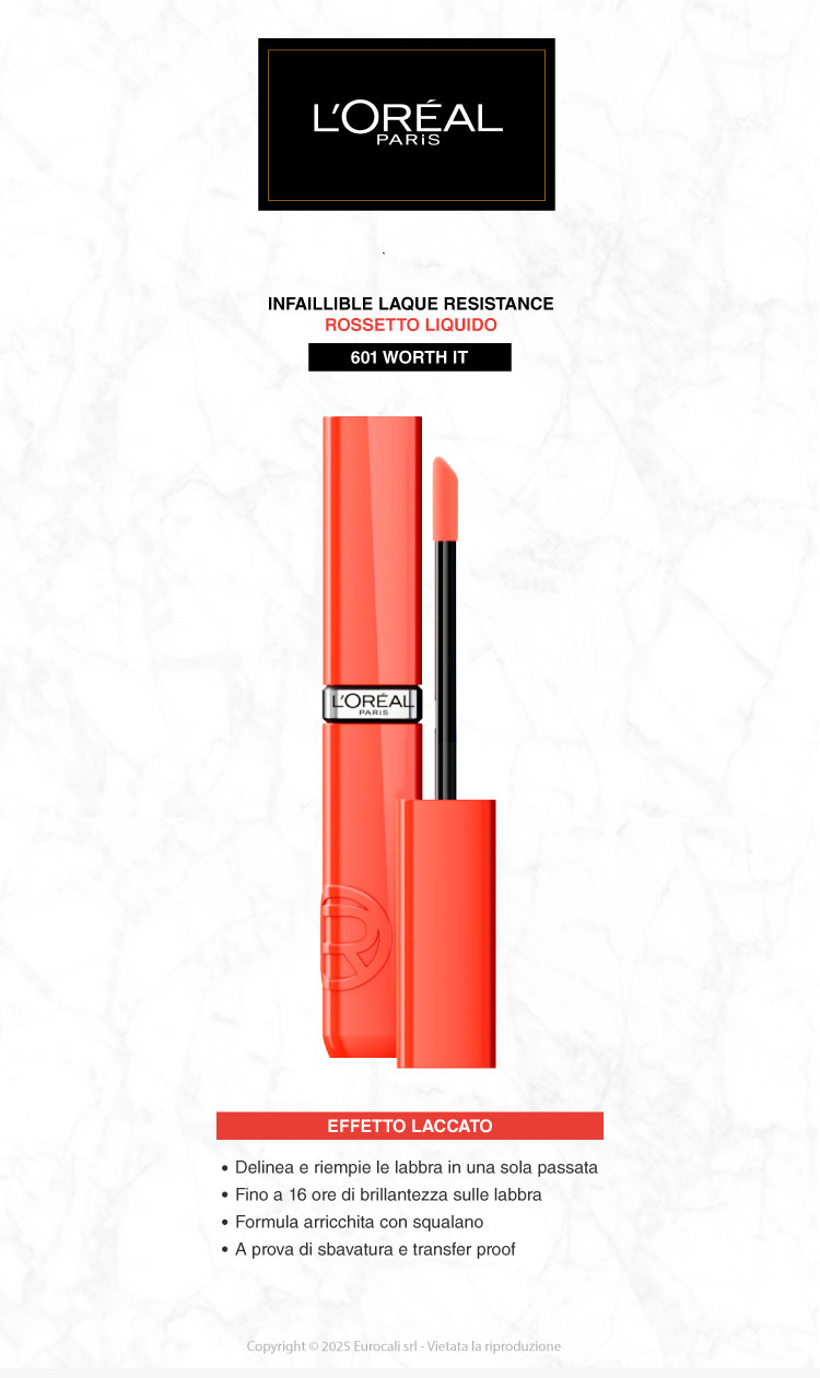 L'Oreal Paris Infaillible Laque Resistance Rossetto Liquido