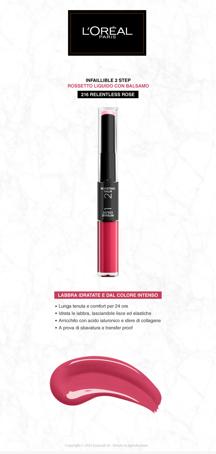 L'oreal Paris Infaillible 2 Step Rossetto