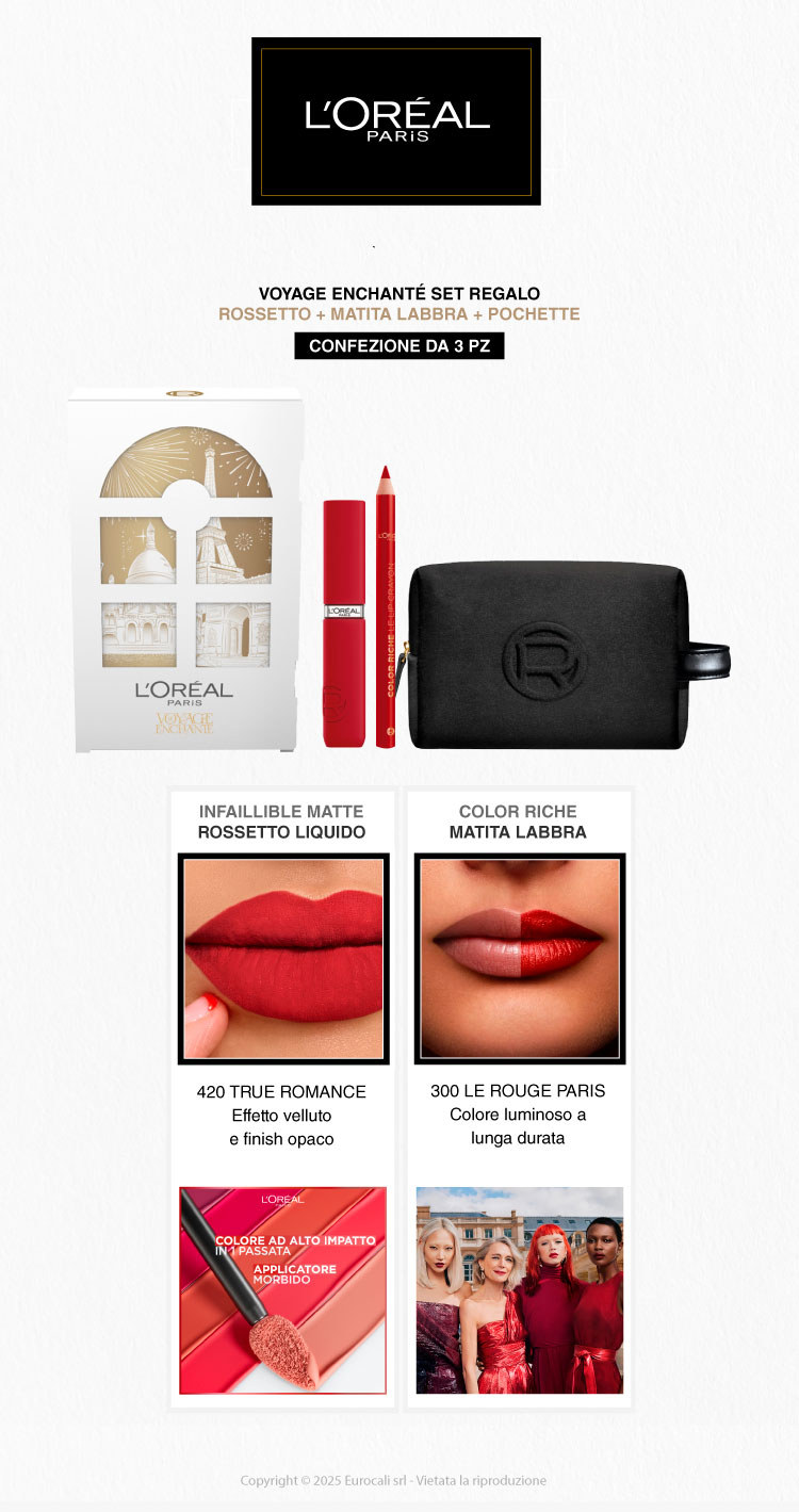 L'oreal set regalo natale
