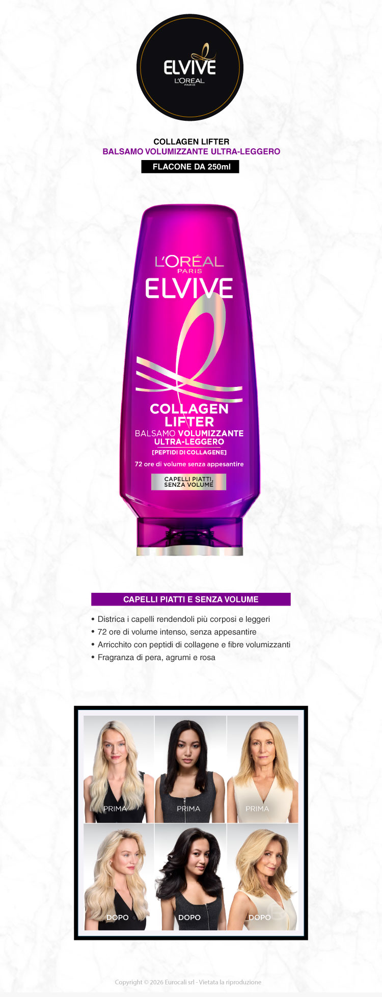 L'Oréal Paris Elvive Collagen Lifter Balsamo