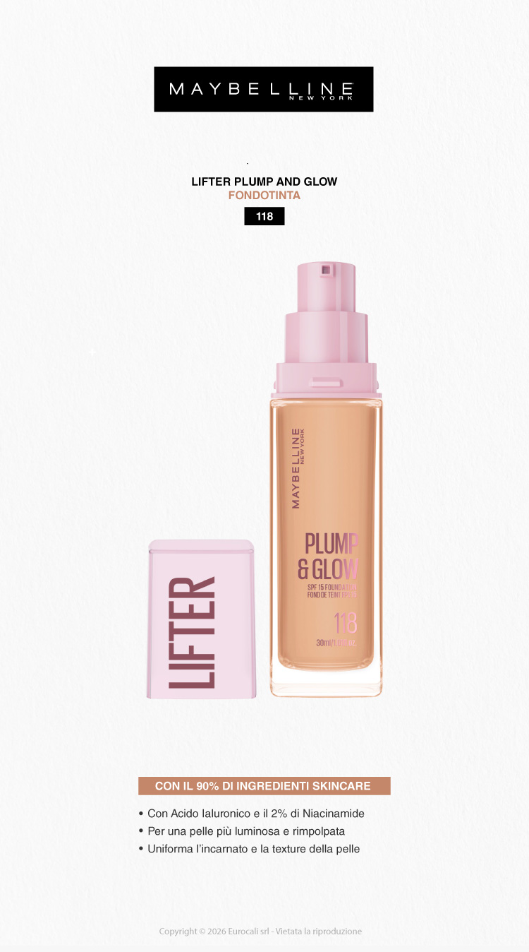 Maybelline New York Lifter Plump & Glow