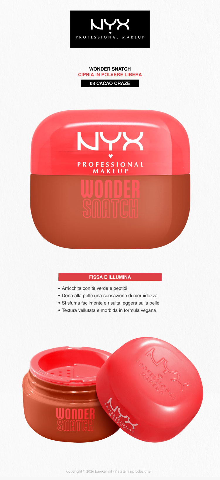NYX Professional Makeup Wonder Snatch Cipria