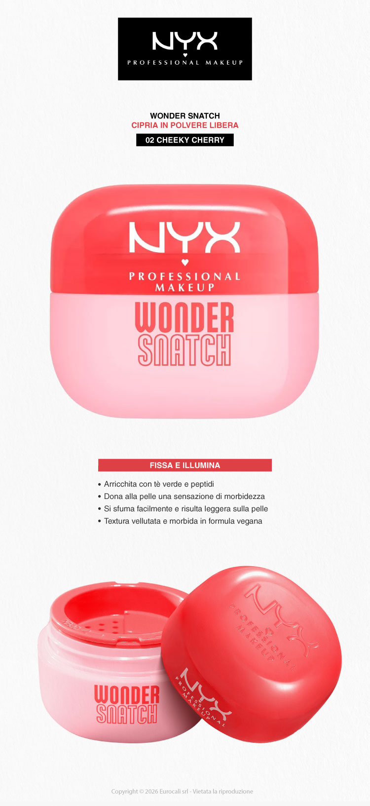 NYX Professional Makeup Wonder Snatch Cipria