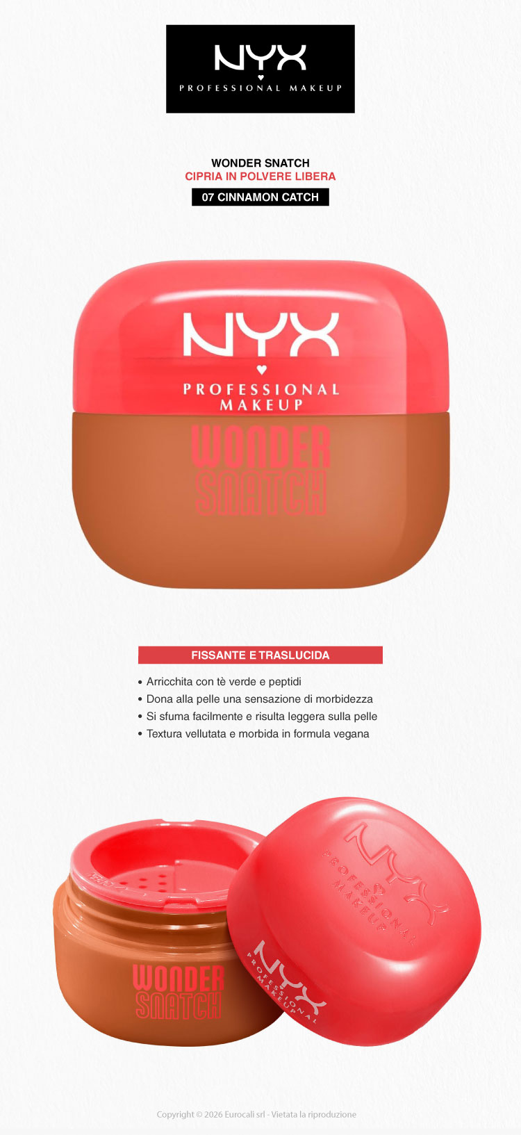 NYX Professional Makeup Wonder Snatch Cipria in Polvere