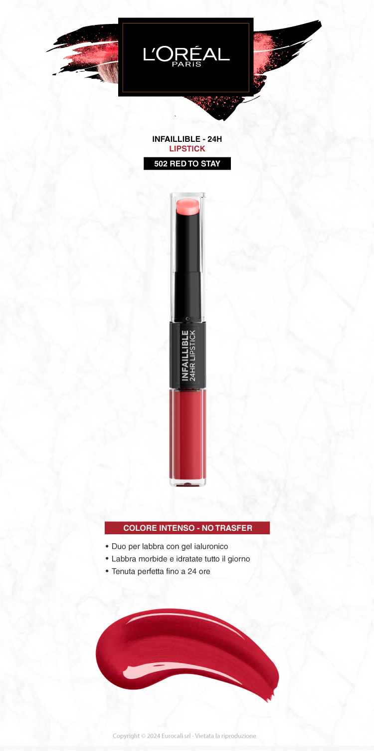 L'Oréal Paris Infaillible 24HR Lipstick 502