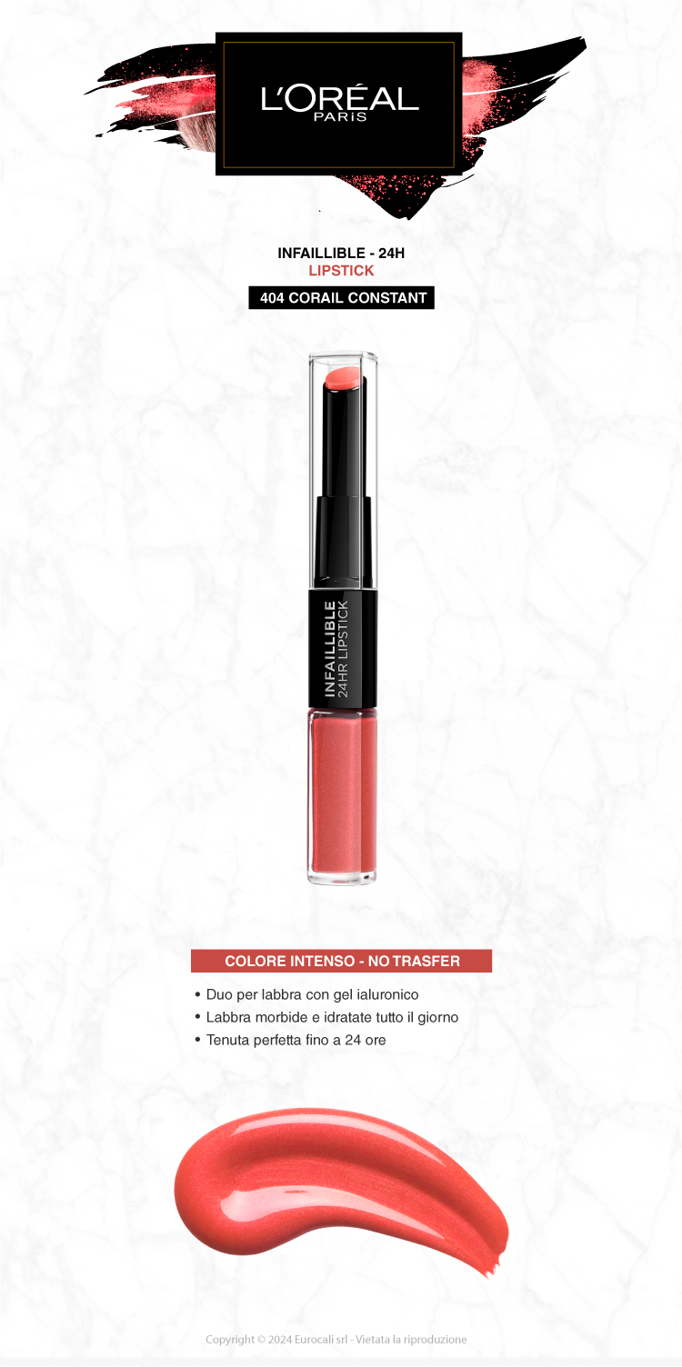 L'Oréal Paris Infaillible 24HR Lipstick 404