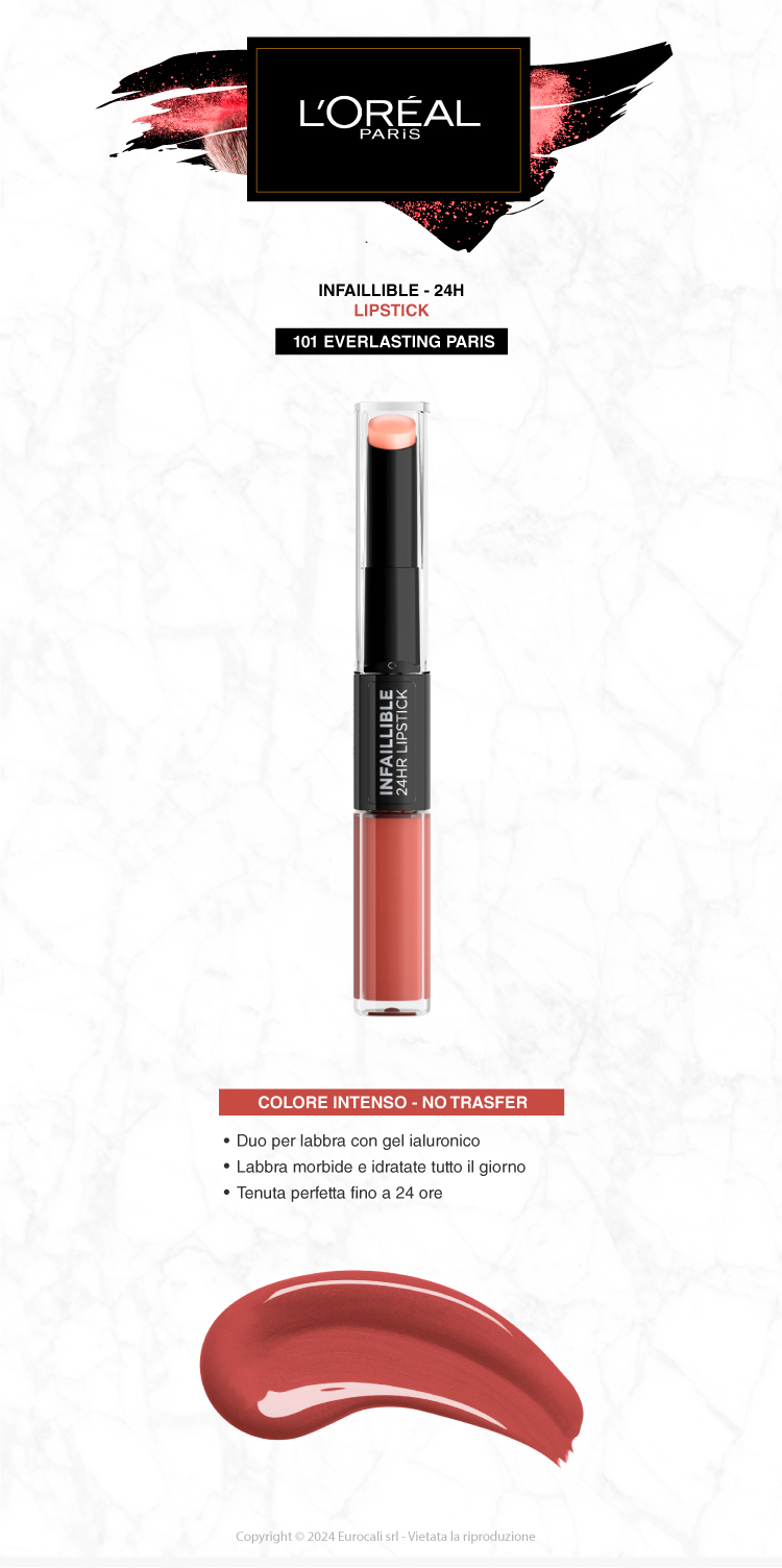 L'Oréal Paris Infaillible 24HR Lipstick 101