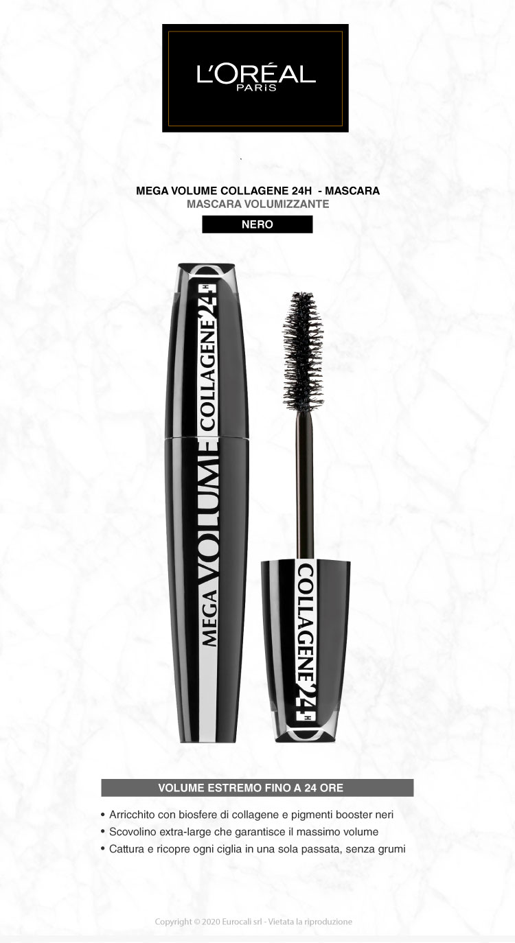 L'Oréal Paris Mascara Telesopic Extensionist Allungante con Scovolino Curvo e Scolpente