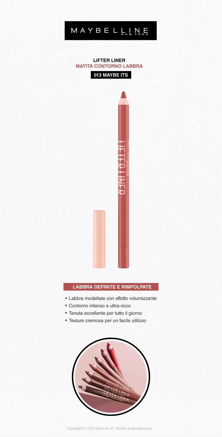Maybelline New York Lifter Liner Matita Labbra 013 Maybe It’s