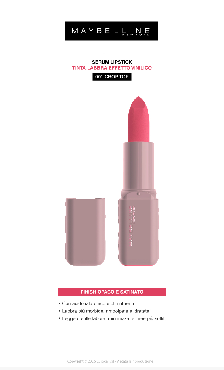 Maybelline New York Lifter Liner Matita Labbra 001 Crop Top