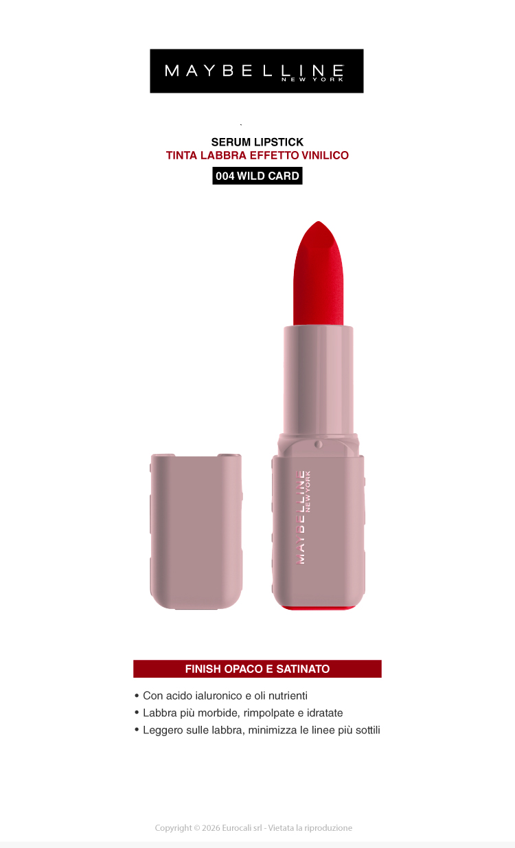 Maybelline New York Lifter Liner Matita Labbra 004 Wild Card