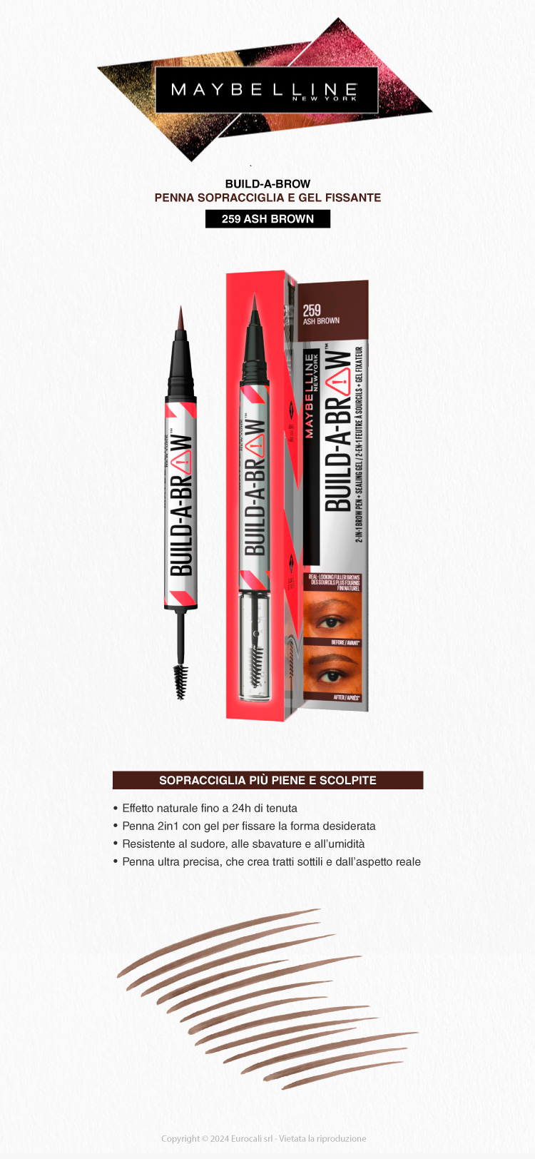 Maybelline New York Build-A-Brow 259 Ash Brown