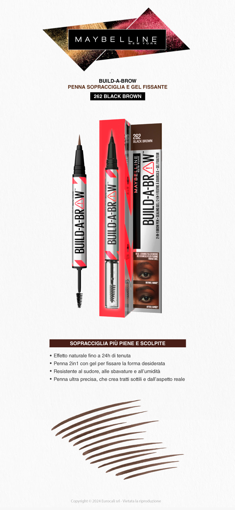 Maybelline New York Build-A-Brow 262 Black Brown