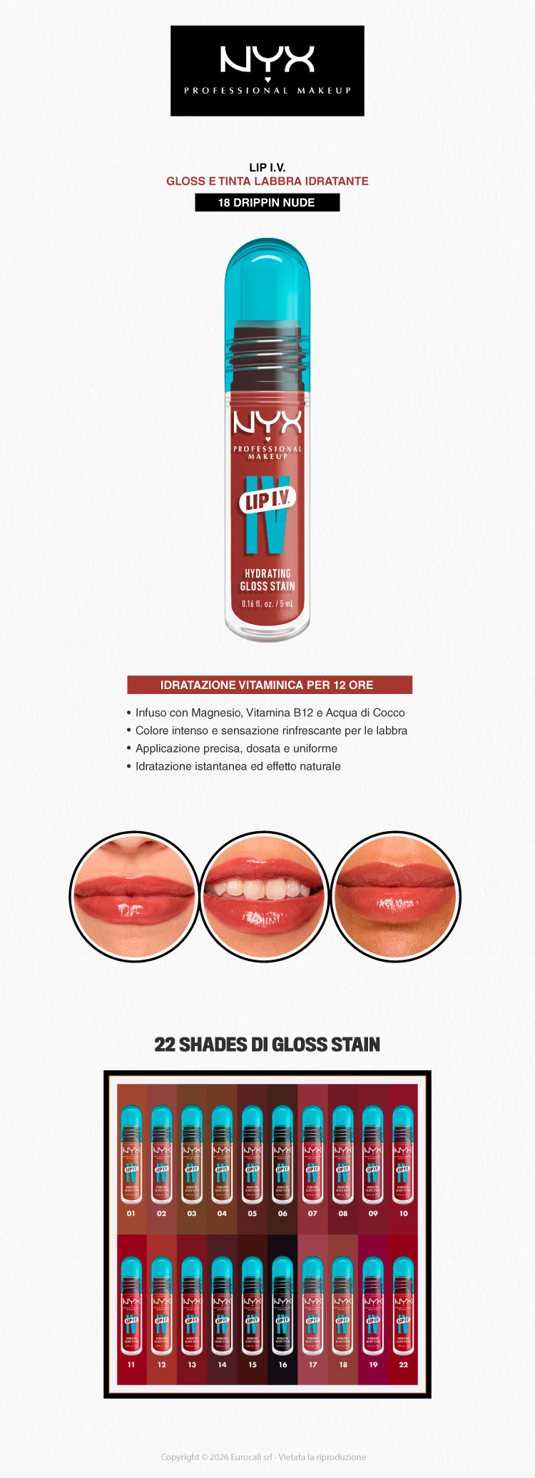 NYX Professional Makeup Lip I.V. Gloss Stain 5ml